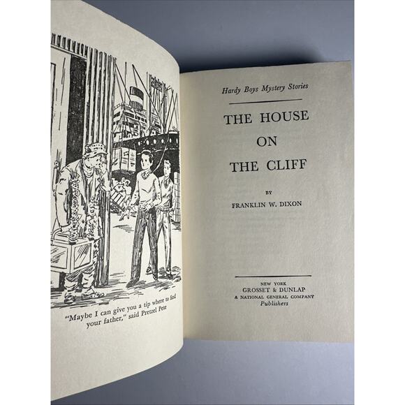 The Hardy Boys 2: The House On The Cliff by Franklin W. Dixon 1959 1st Edition - Picture 8 of 9